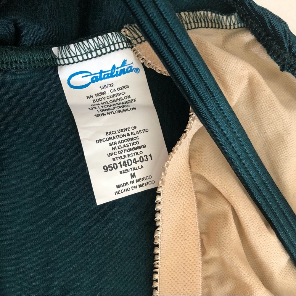Vintage Ribbed Swimsuit Sz M - Picture 5 of 7